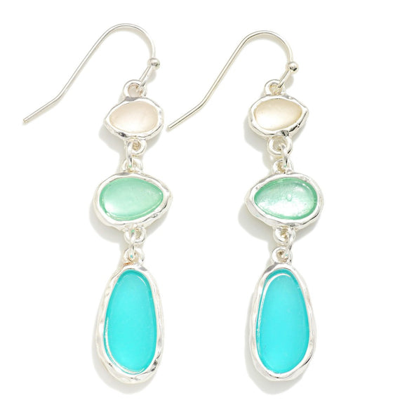 Aqua Stone Dangles