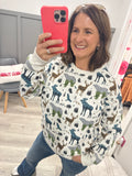 Woodland Wildlife Cozy Pullover
