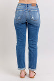 Zoe Mid Rise Vintage Wash Boyfriend Judy Blue Denim