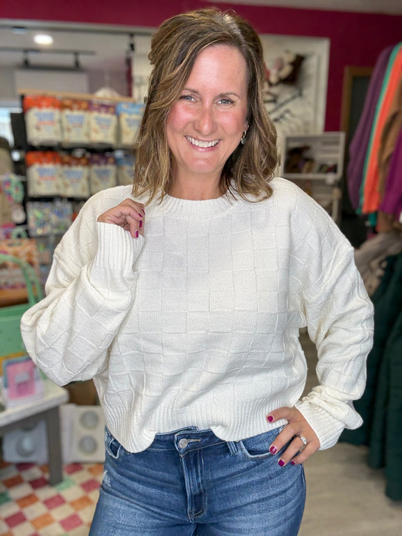 Classic Sweater in Cream