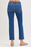 The Classic Crop Straight Risen Denim