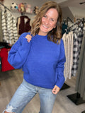 Ultra Soft Sweater in Cobalt