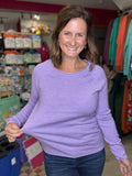 Lavendar Back to Basics Sweater