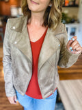 Mocha Moto Jacket