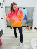 Ombre Pink - Luxe Essential Corded Crew