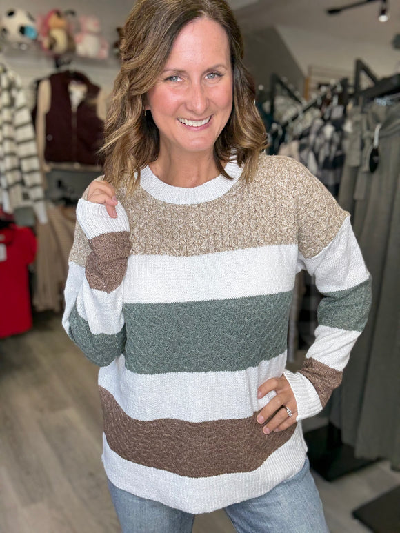 Fall Stripe Sweater