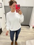 Chenille Sweater in White