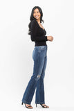 Elise Distressed Boot Cut Judy Blue Denim