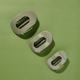 Teleties Flat Round Hair Clip | Medium | Sage It Ain't So