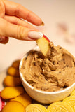 Chocolate Chip Cookiedough Cheesecake Dip