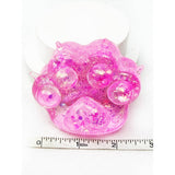 Large Sugary Glittered Paw Squishy Toy: MIX COLOR / ONE(12)