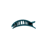 Teal With It Small Flat Round Hair Clip