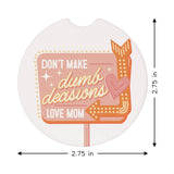 Dumb Decisions Checkers Funny Car Coaster Set