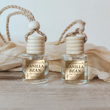 Hanging Car Diffusers | Vanilla Bean | Made in USA: Round Bottle