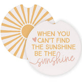 Be The Sunshine Car Coaster Set