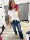 Emery Sweater Top in Cream