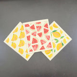 Watermelon Patterned Swedish Dishcloth - Kitchen Sponge