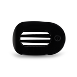 Teleties Round Flat Hair Clip | Med. | Jet Black