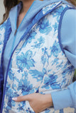 Royal Blue Floral Vest