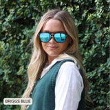 Briggs - Women's Polarized Small/ Medium Aviator: Purple
