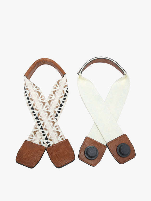 Multi Beige Guitar Strap Versa Tote Handles