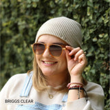 Briggs - Women's Polarized Small/ Medium Aviator: Purple