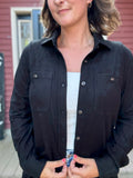 Kendra Shacket in Black