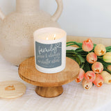Family Forever Blue Candle