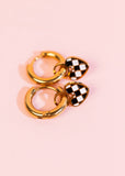 Checkered Heart Charms