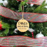 Dog s Make Me Christmas Ornaments - Christmas Décor