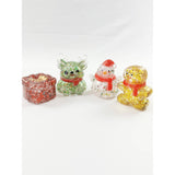 Christmas Glitter Character Squishy Toy