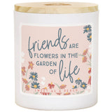 Friends Flowers Life Friend Gift Soy-Based Candle
