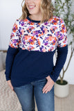 Natalie Pullover in Autumn Abstract