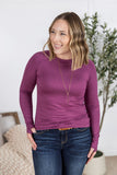 Blair Long Sleeve in Mulberry