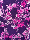 Magenta Purple Floral Gabby Top