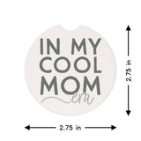 Cool Mom Checkered Mom Gift Car Coaster Set