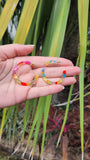 Rainbow Confetti Camy hoops