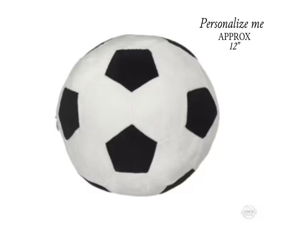 Soccer Embroidered Sports Plush