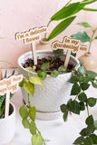 Funny Spring Wooden Plant Markers: In my growing era