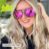 Earhart - Women’s Aviator Sunglasses–Polarized Everyday Chic: Marble