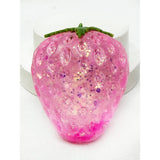 Textured Sugary Strawberry Squishy Toy