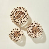 Blonde Tortoise | Small | Flat Circle Hair Clip