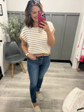 Coco Cay Striped Sweater Top