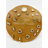 Sweetheart Everyday Earrings: GOLD / ONE(6)