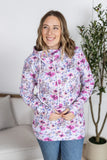 Ashley Hoodie in Pink Floral