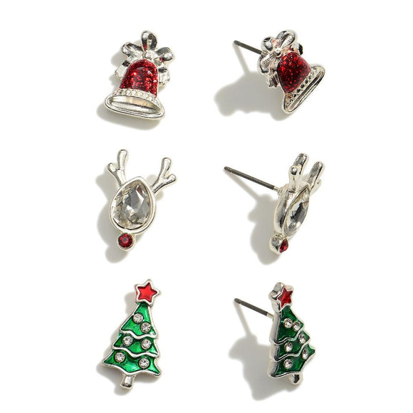 Bell, Deer and Tree Christmas set