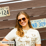 Briggs - Women's Polarized Small/ Medium Aviator: Purple