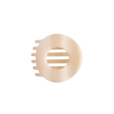 Almond Beige | Medium | Flat Circle Hair Clip