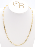 * Gold Ashley Necklace: 16"