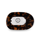 Teleties Round Flat Hair Clip | Small | Tortoise